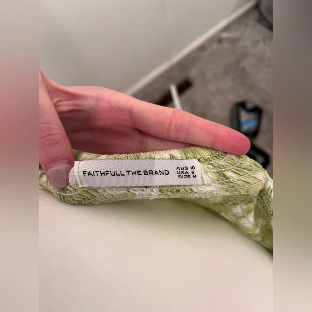 Faithfull The Brand Arianne Mini Dress Roos Tie Dye Size 6 - Picture 5 of 7